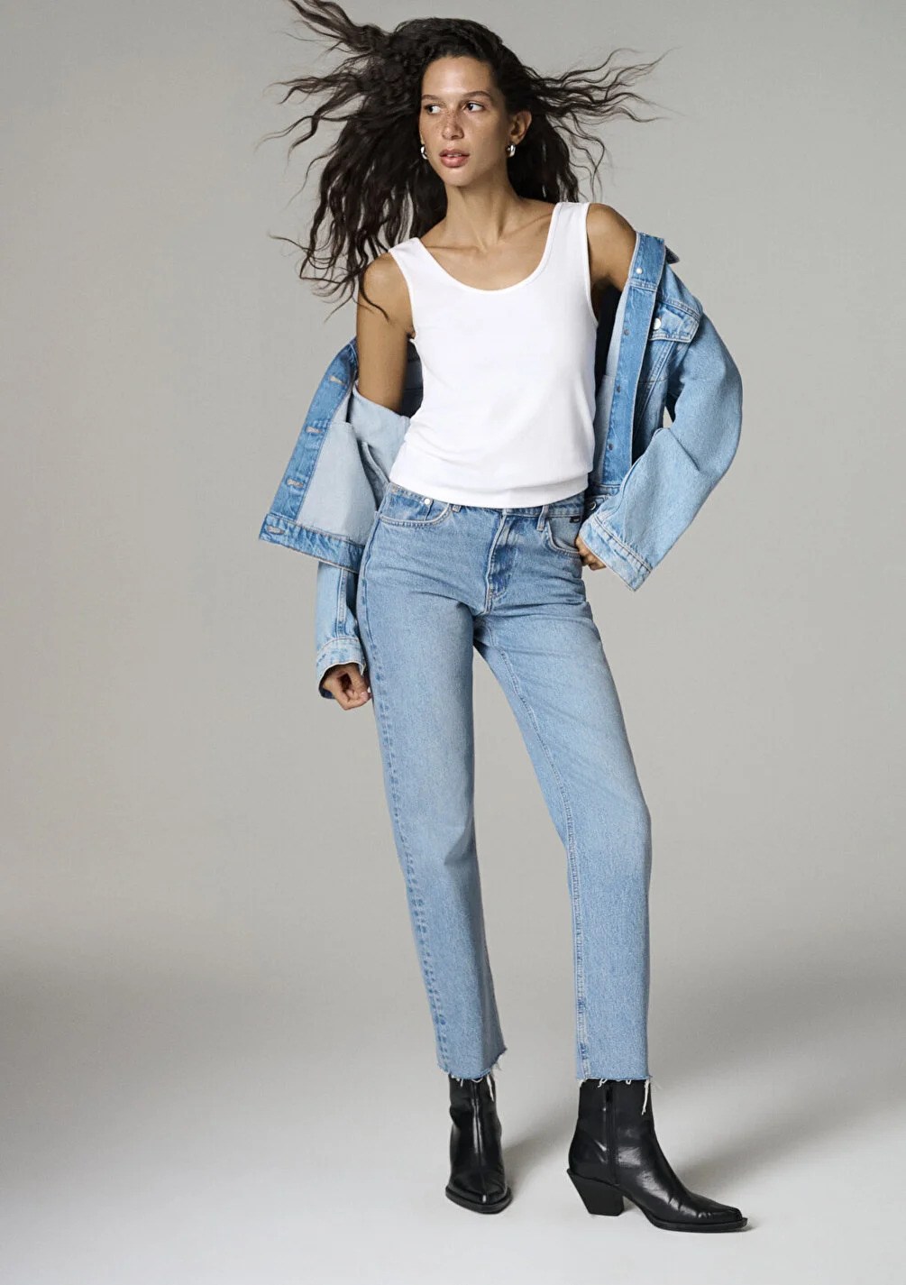 Mavi Kadın M101441-90523 New York Lt Brushed Denim Mavi