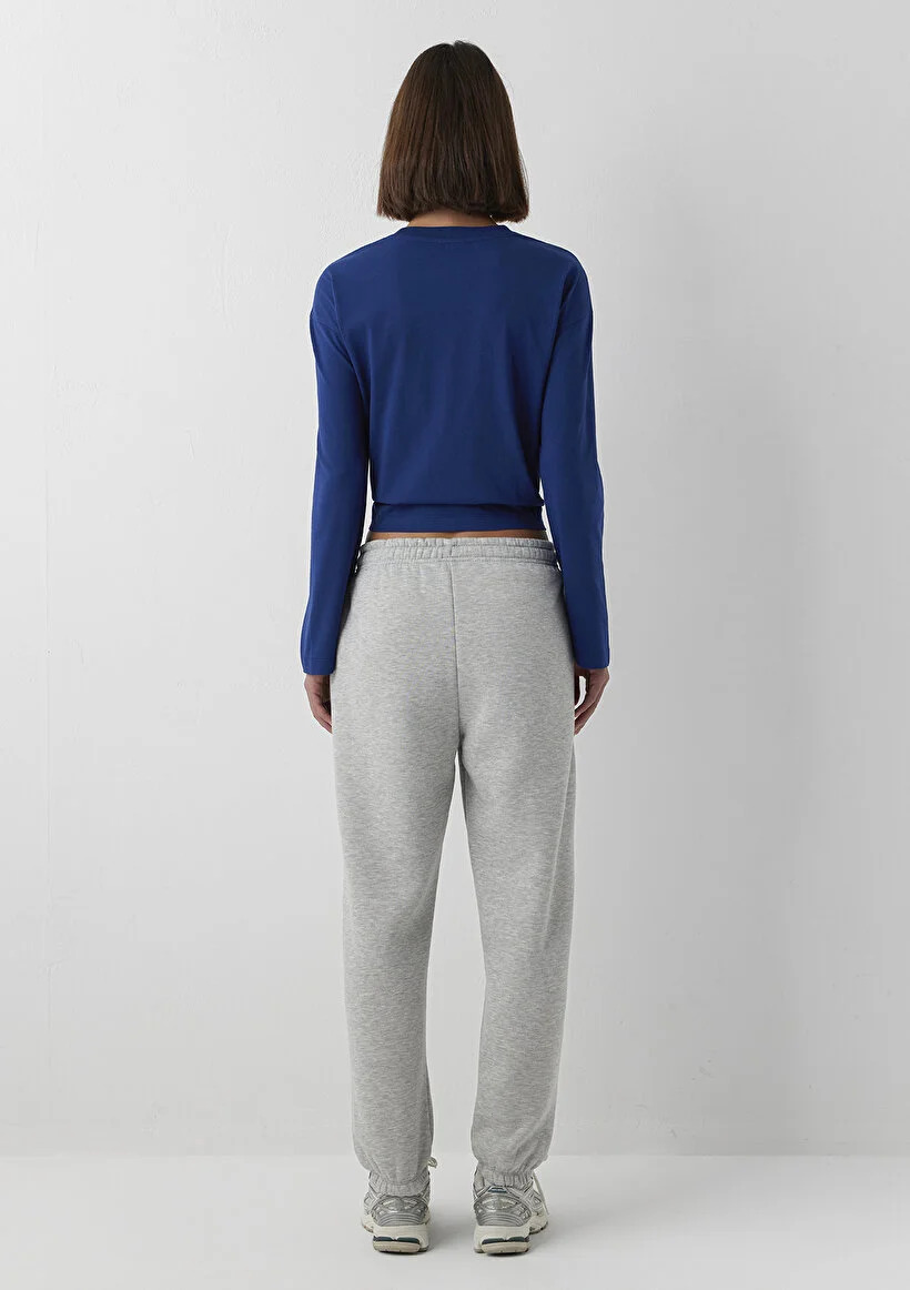 Mavi Kadın M1023291-32175 ÖRME PANTOLON Grey melange Gri