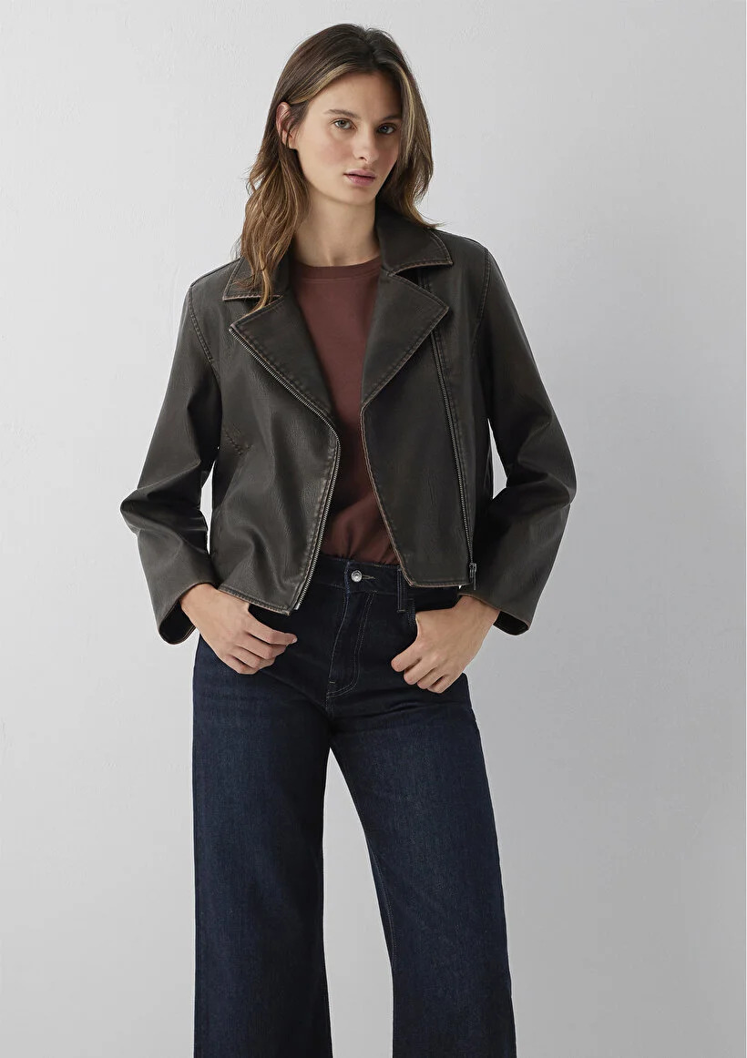 Mavi Kadın M1110873-82722 Kadın Ceket Dark Brown Kahve