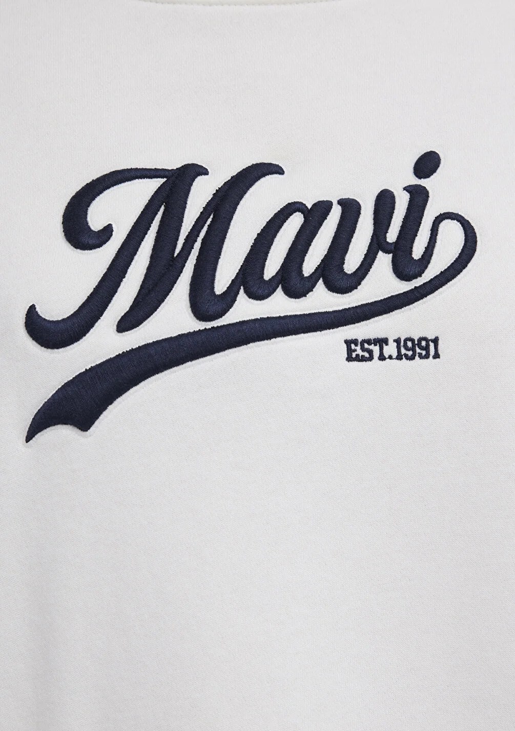 Mavi Kadın M1S10419-80194 LOGO BASKILI SWEATSHIRT Hindistan Cevizi Hindistan Cevizi