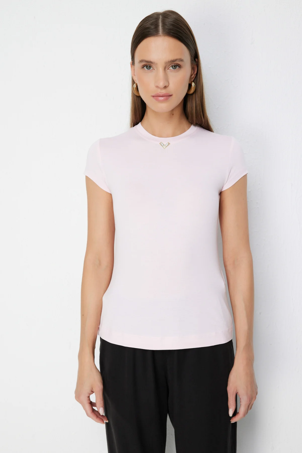 On Kadın-71302 Bluz Pembe