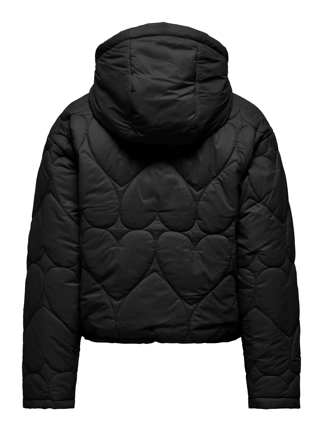 Only Kadın 15373691 Onltahia Lw Heart Hood Jacket Cc Otw Siyah