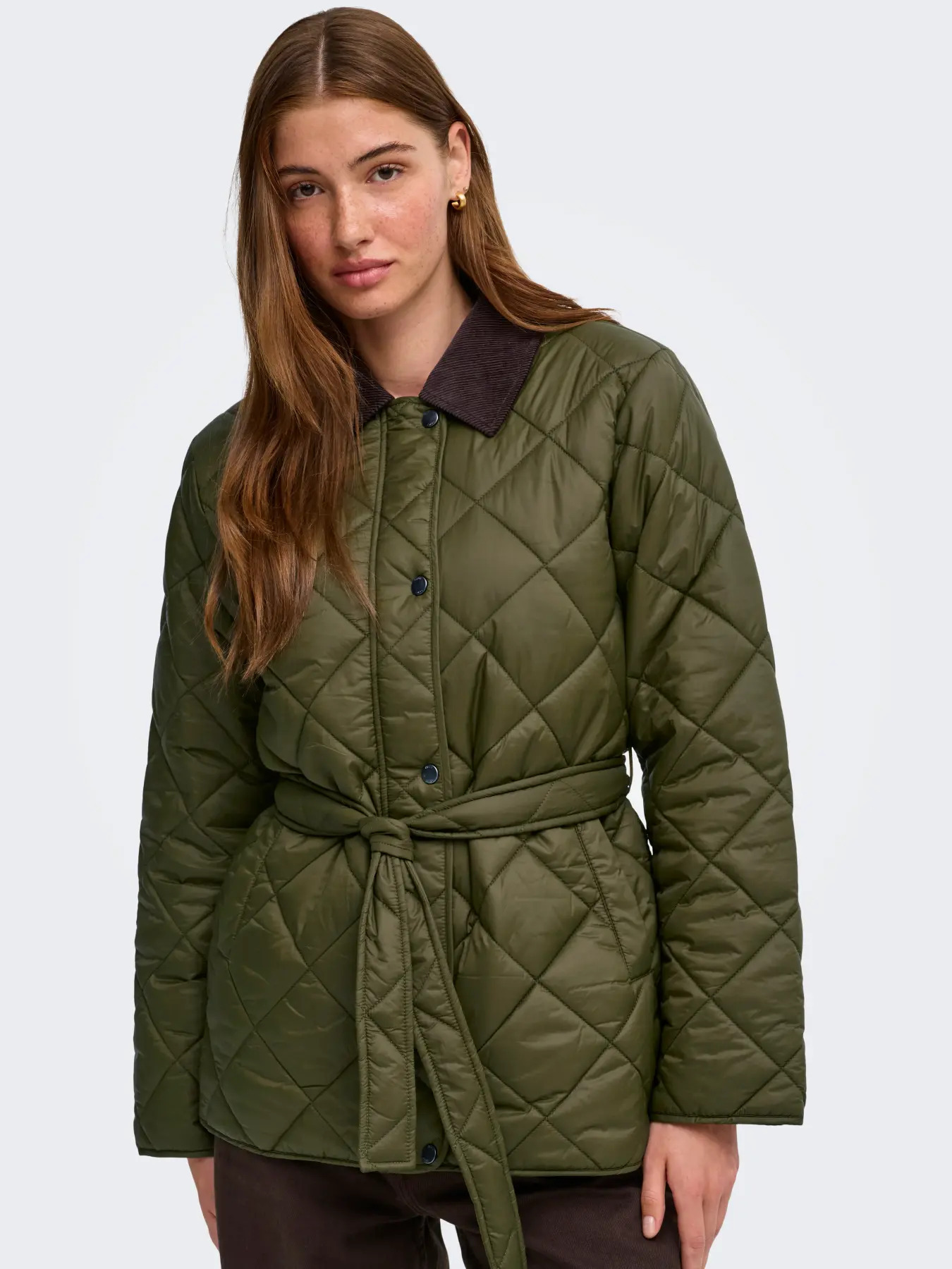 Only Kadın 15373692 Onltahia Lw Cor Mix Jacket Cc Otw Haki