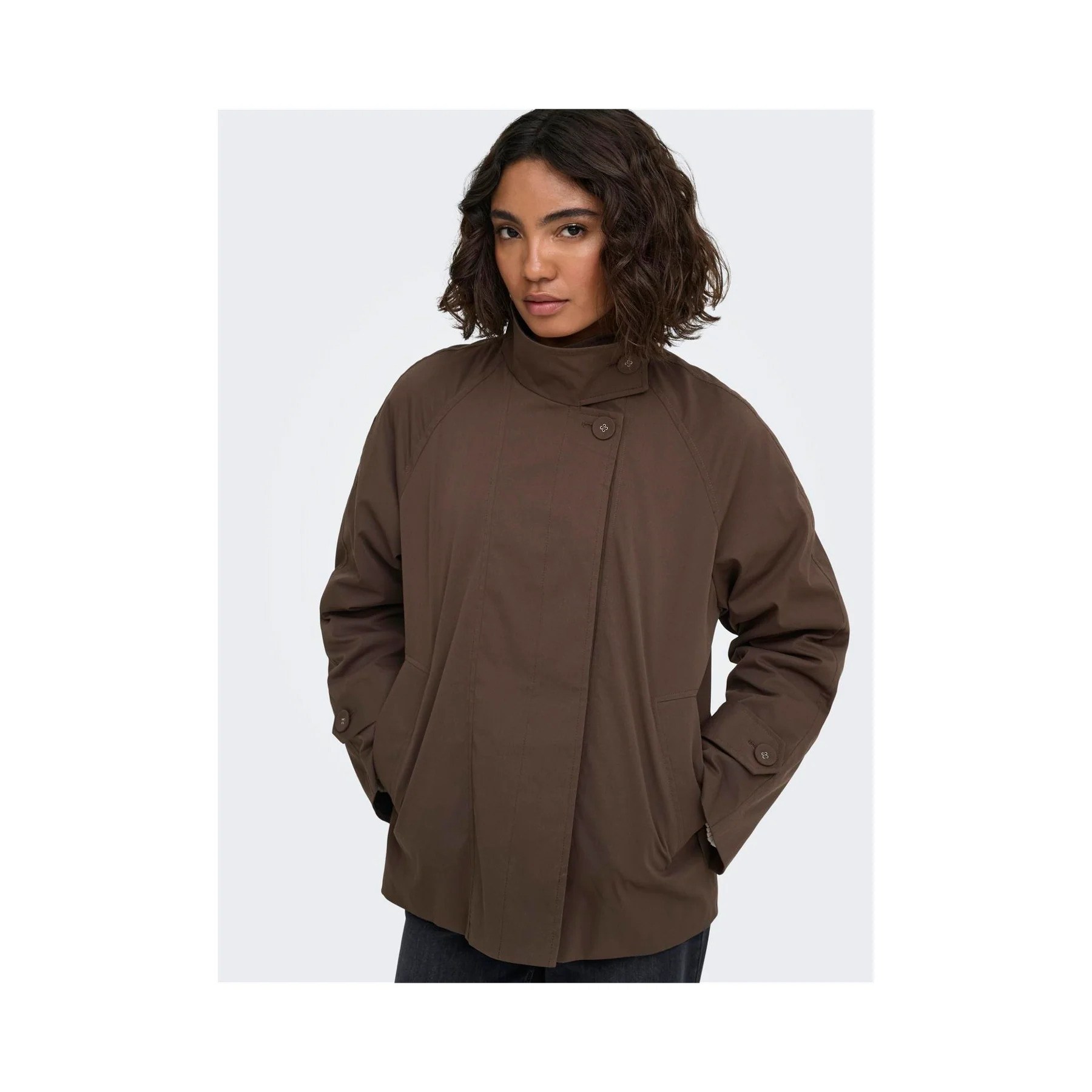 Only Kadın 15373732 Onlordchıd Cord Jacket cc Otw Çikolata