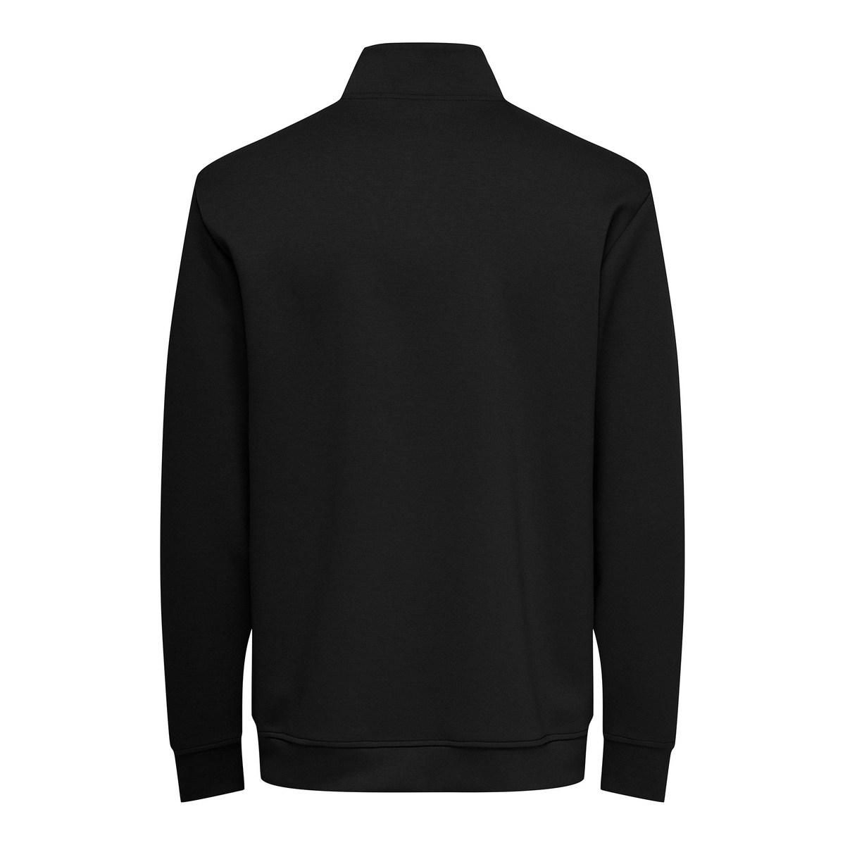 Only & Sons Erkek 22037612 Onsluca Lıfe Reg Ls Halfzıp Sweat Siyah