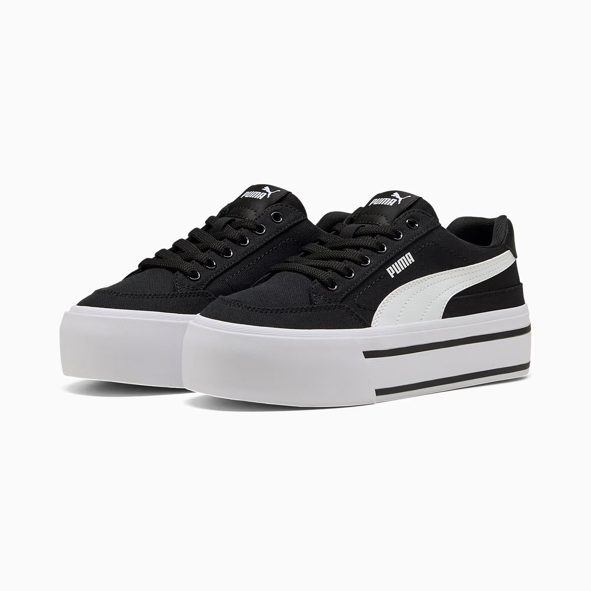 Puma Kadın 402329/07 CortClassicVulcFSPlatformWns PUMA Black-PUMA White Standart