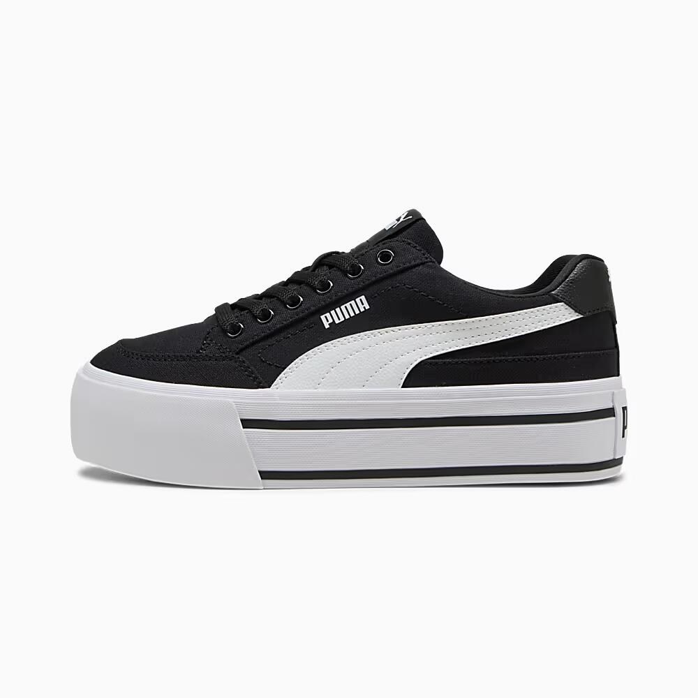 Puma Kadın 402329/07 CortClassicVulcFSPlatformWns PUMA Black-PUMA White Standart
