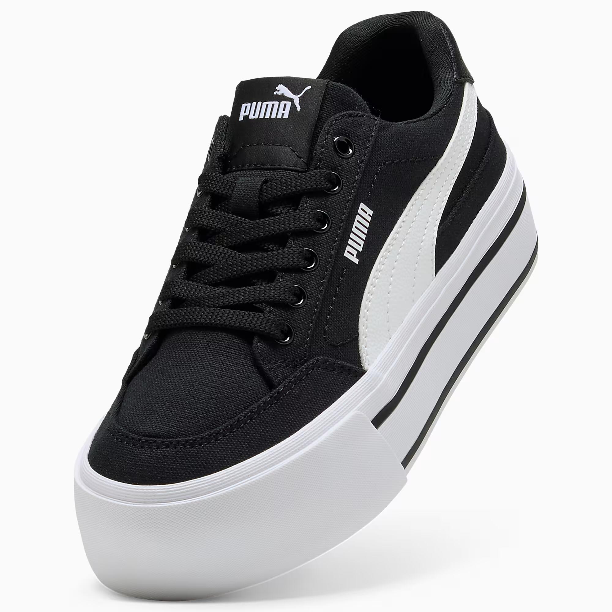 Puma Kadın 402329/07 CortClassicVulcFSPlatformWns PUMA Black-PUMA White Standart