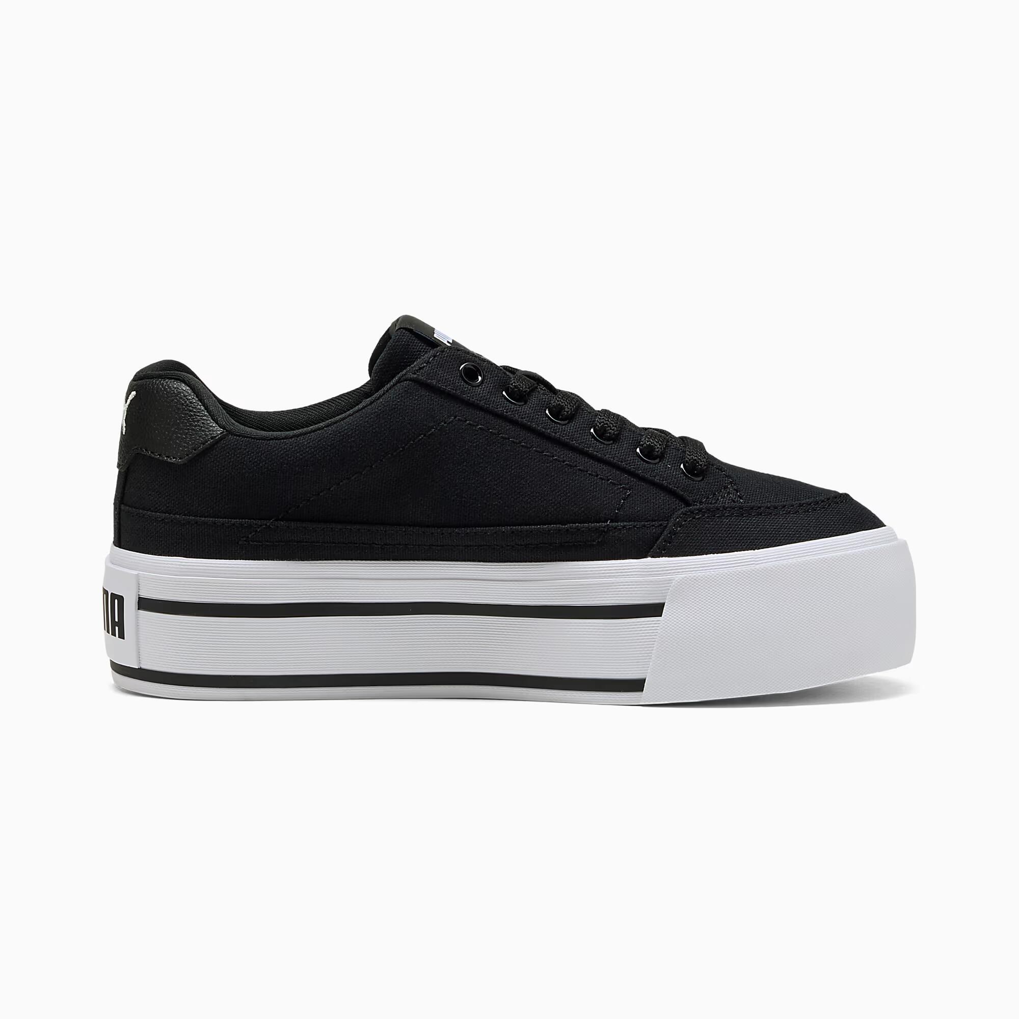 Puma Kadın 402329/07 CortClassicVulcFSPlatformWns PUMA Black-PUMA White Standart