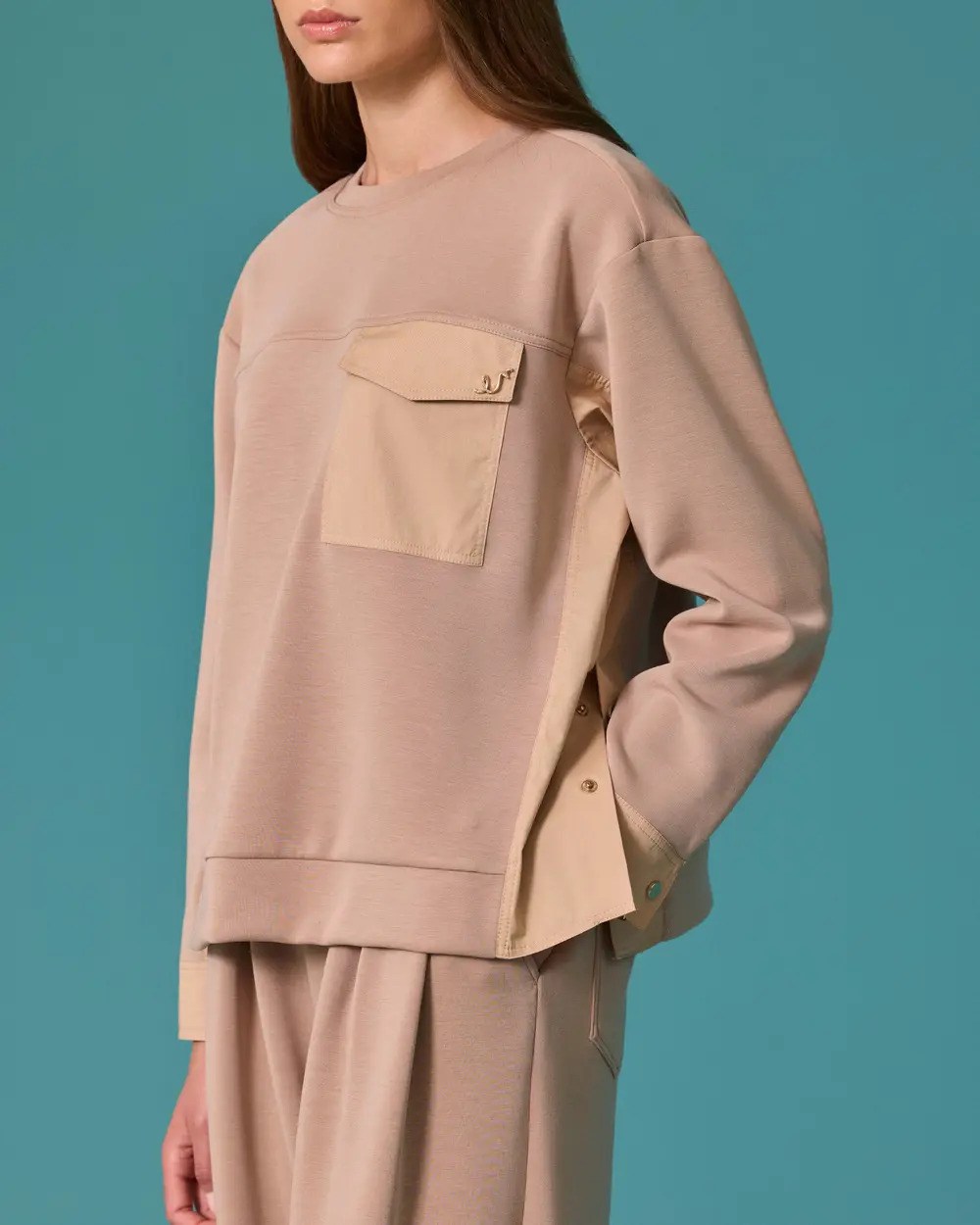 Seçil Kadın  10002622310002 Günlük Sweatshirt Camel