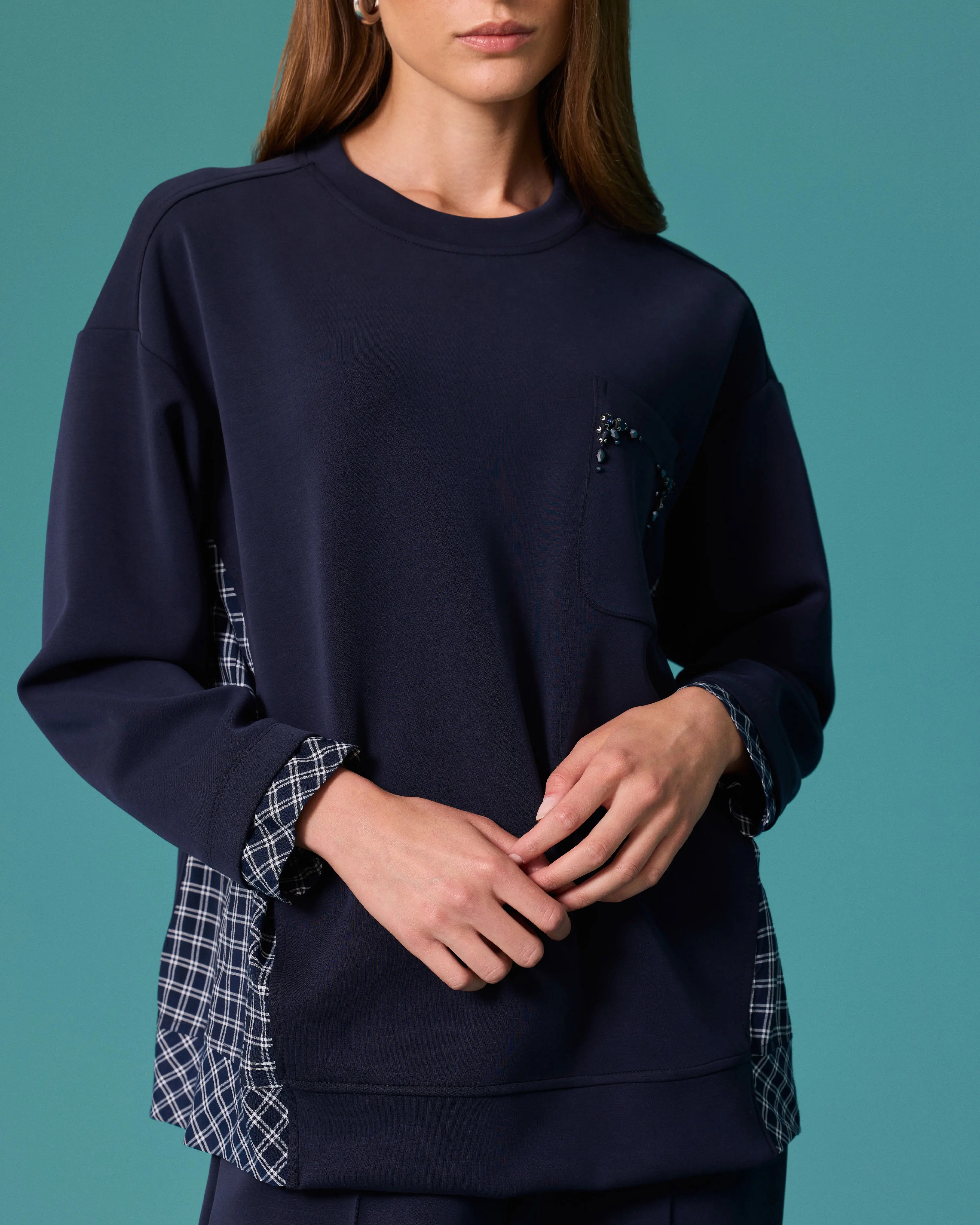 Seçil Kadın 10002622310005 Sweatshirt Lacivert