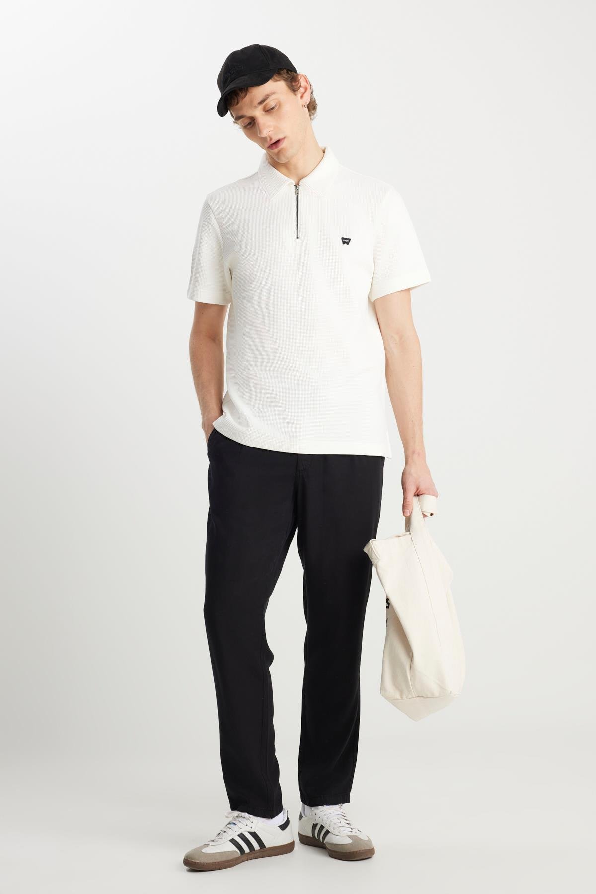 Wrangler Erkek W221266 Tencel Pantolon / Black Standart