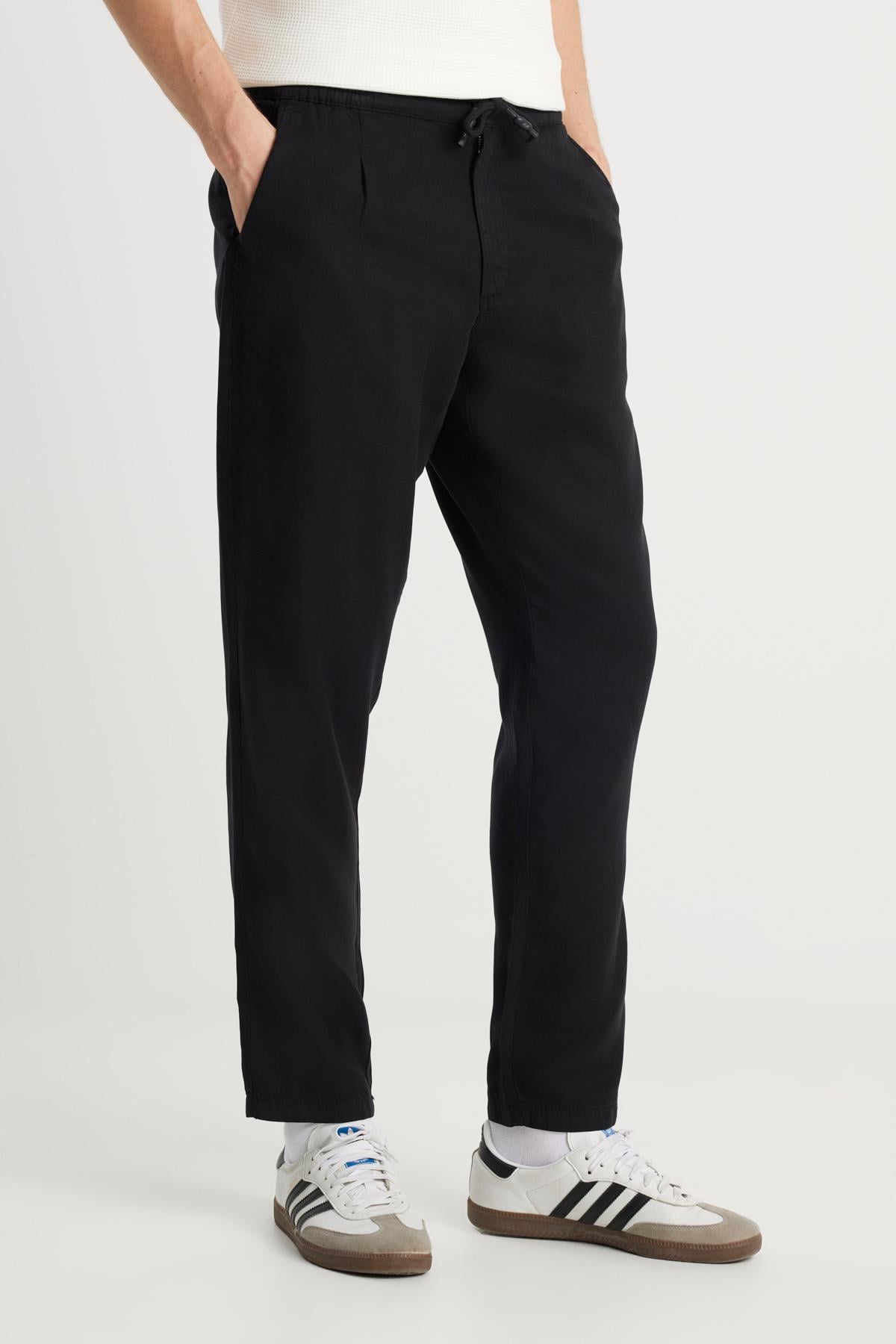 Wrangler Erkek W221266 Tencel Pantolon / Black Standart