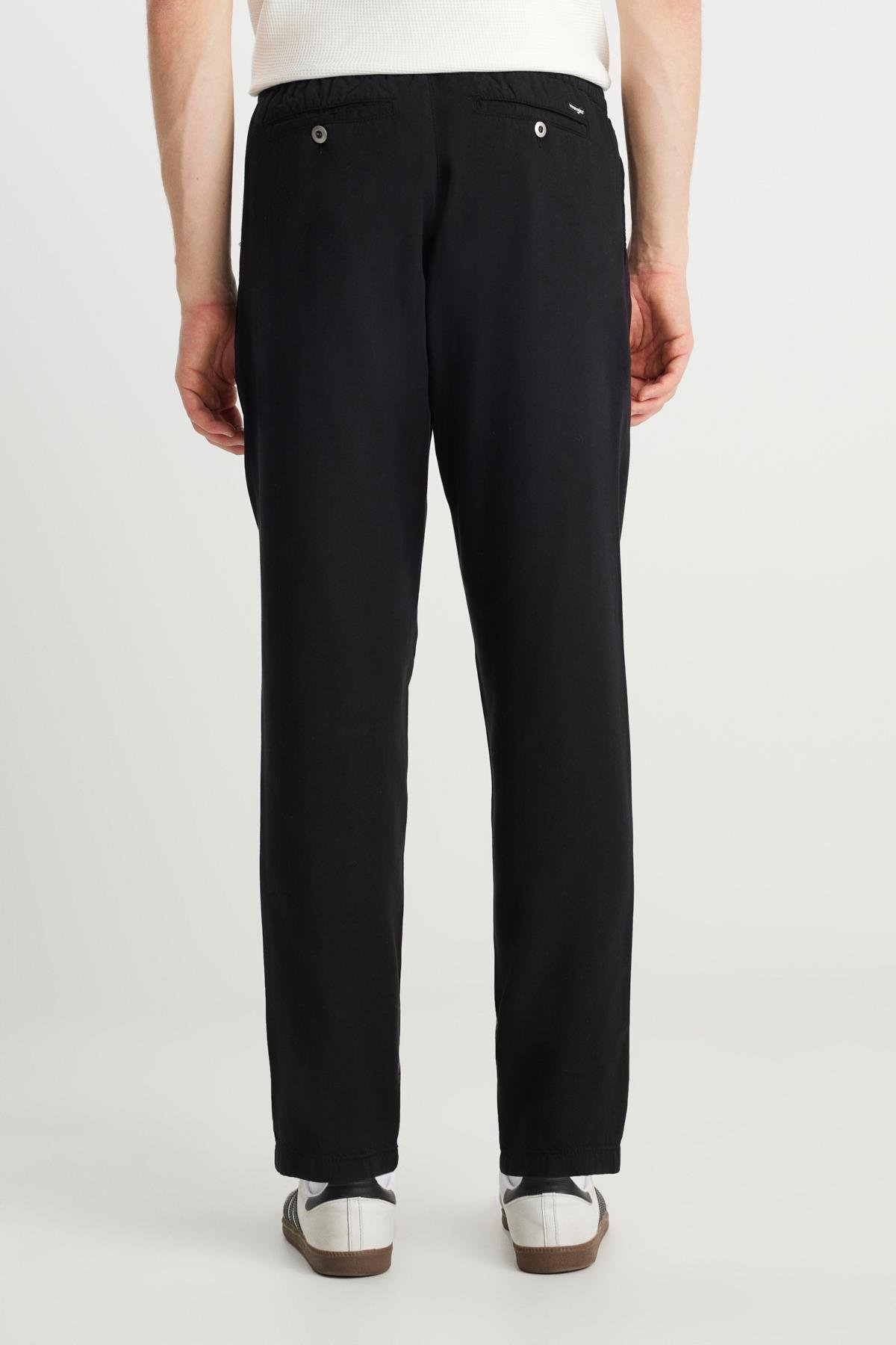 Wrangler Erkek W221266 Tencel Pantolon / Black Standart