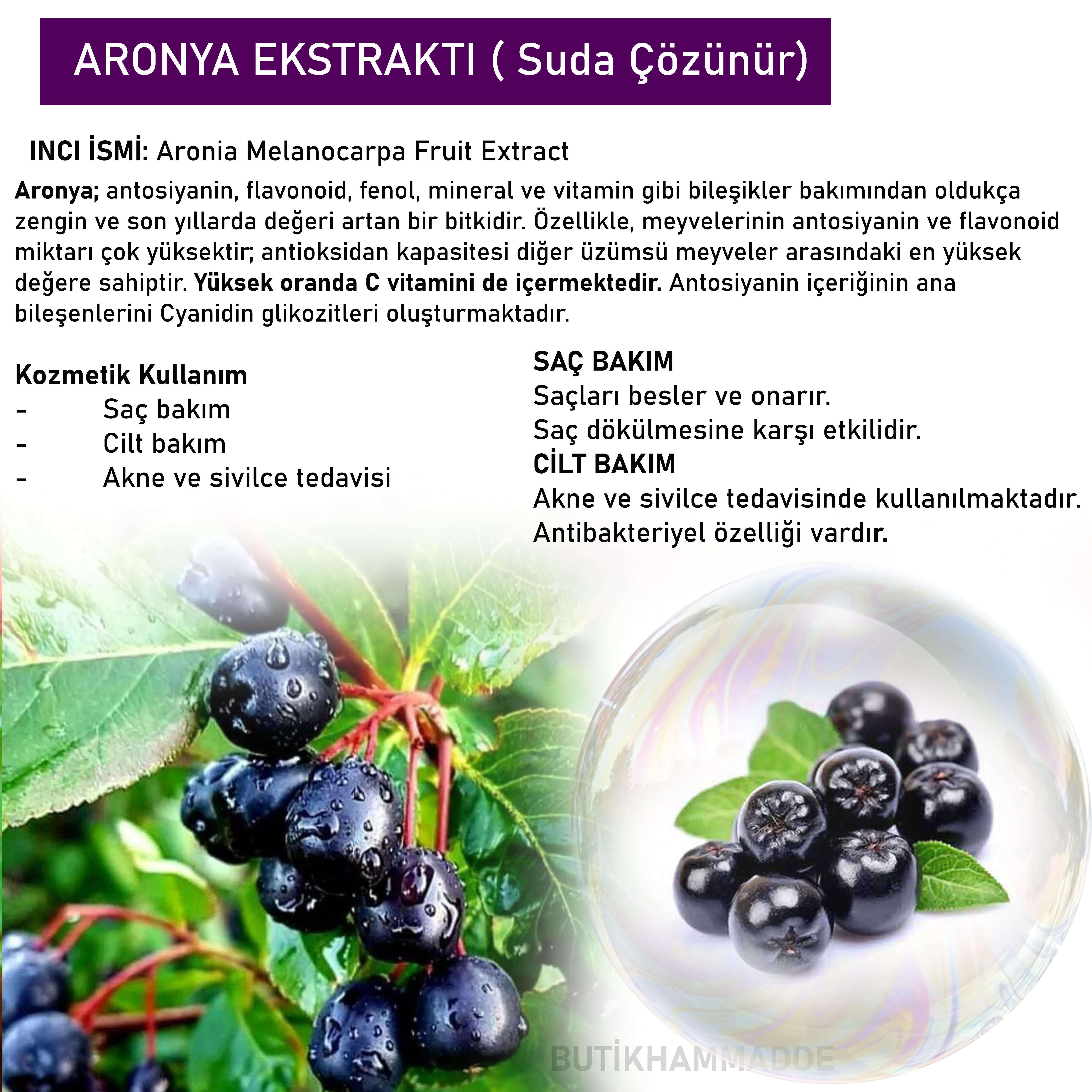 ARONYA EKSTRAKTI ( Suda Çözünür)