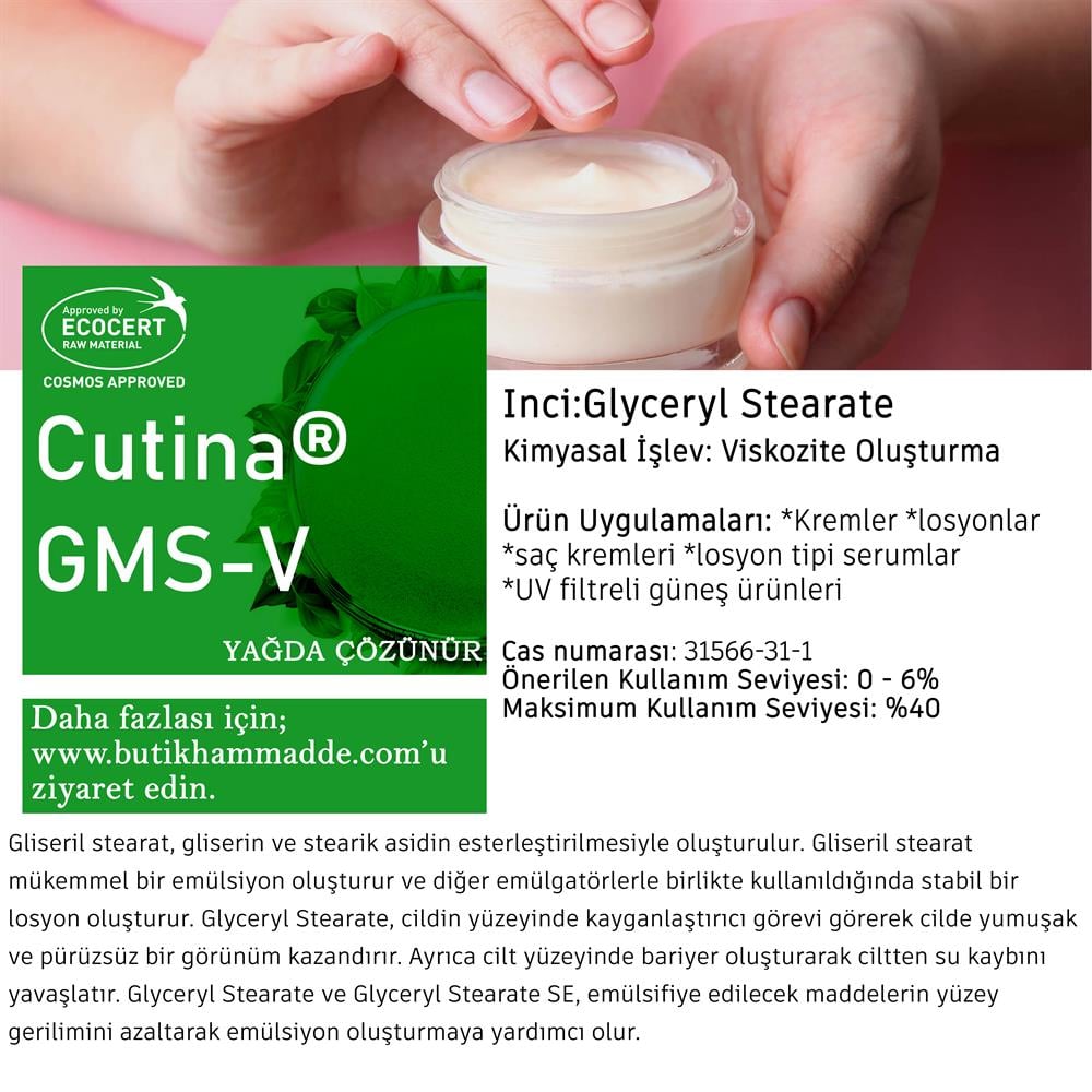 Gliseril Stearat ( Cutina® GMS-V )