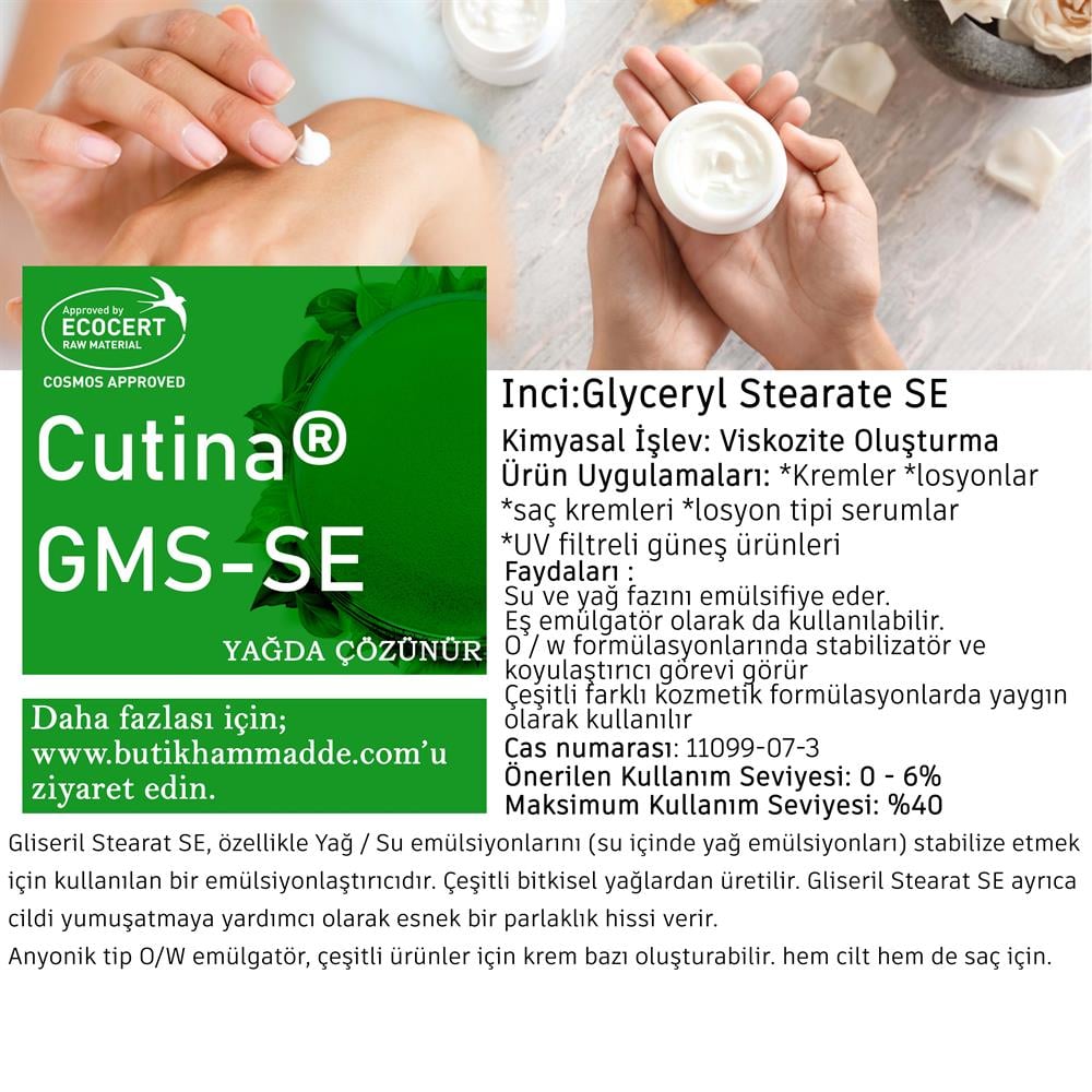 Gliseril Stearat Se (Cutina® GMS-SE)