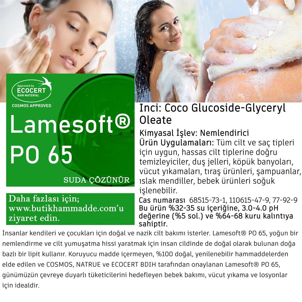 Lamesoft® PO 65 (Coco Glukozit ve Gliseril Oleat)