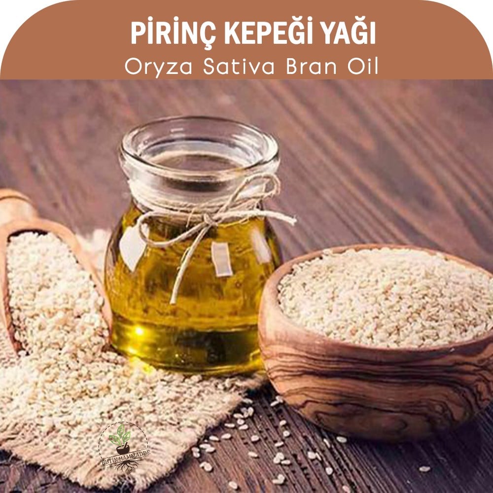 Pirinç Kepeği Yağı