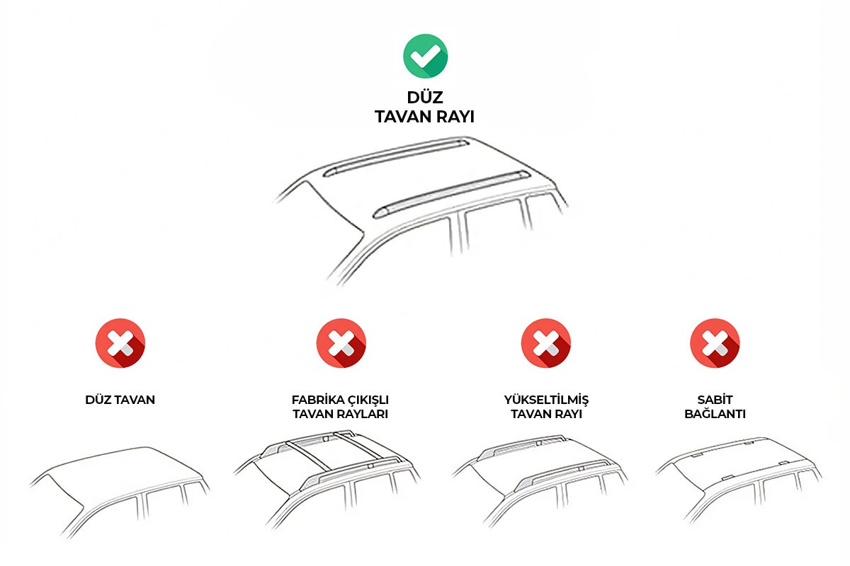 Audi A4 Bold Bar V2 Ara Atkı Gri 2 Parça 120cm 2008-2015 Arası