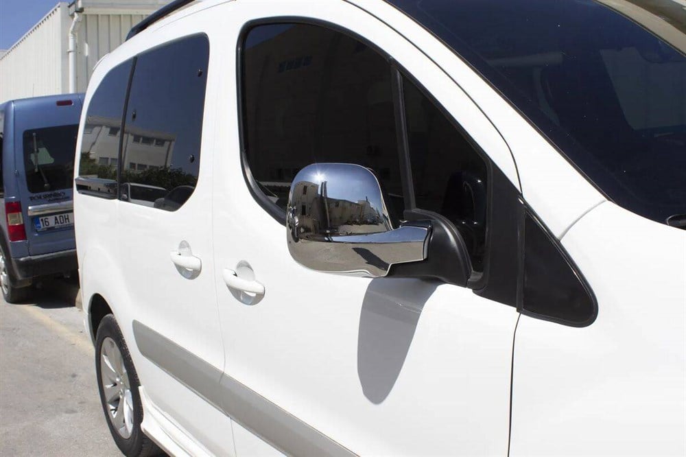 Citroen Berlingo 2 Krom Ayna Kapağı 2 Parça Abs 2012 ve Sonrası MINI VAN