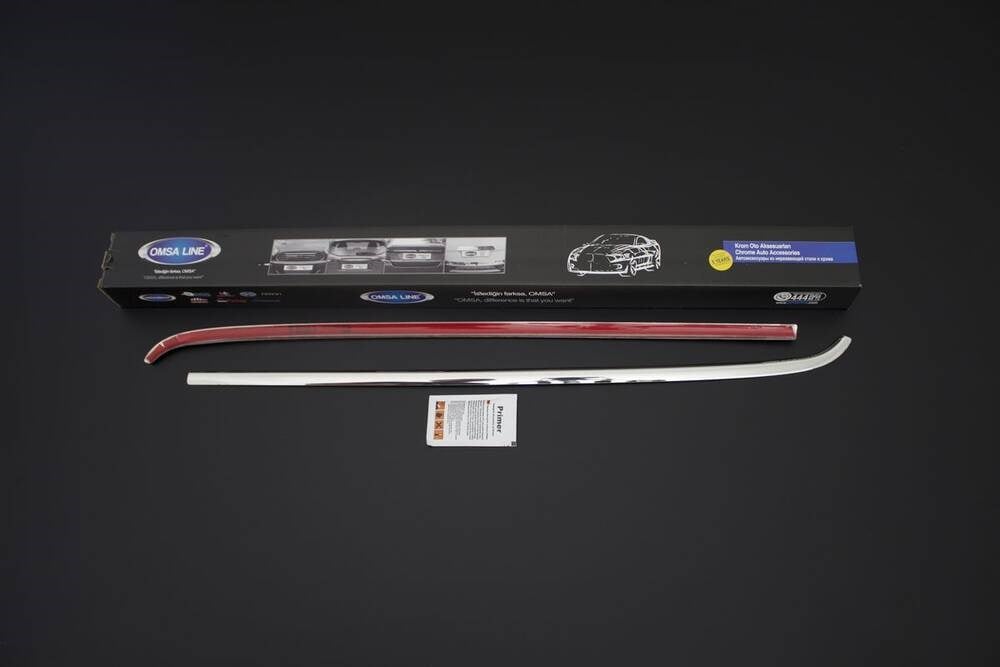 Citroen Berlingo 2 Krom Cam Çıtası 2 Parça 2008-2018 Arası