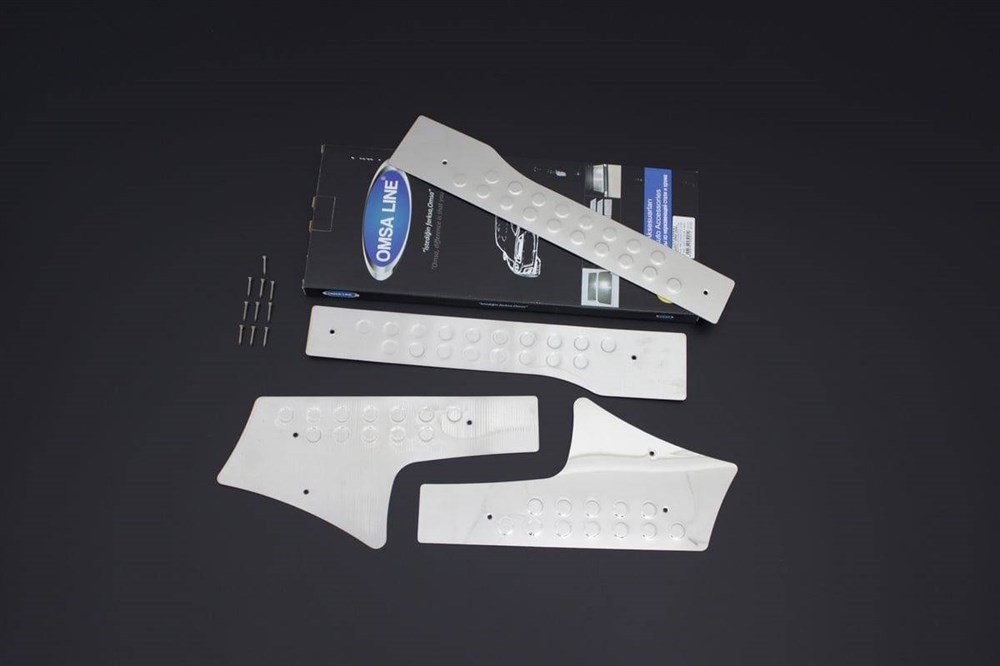 Citroen Berlingo 2 Krom İç Kapı Eşiği 4 Parça 2008-2018 Arası