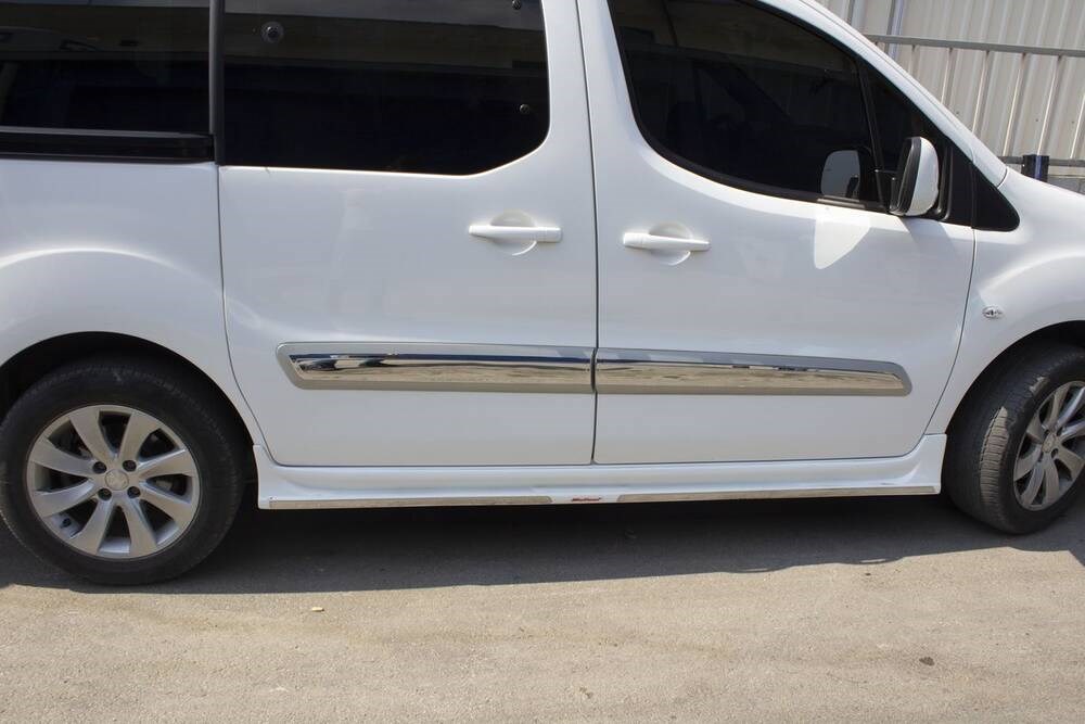 Citroen Berlingo 2 Krom Yan Kapı Çıtası 4 Parça 2008-2018 Arası