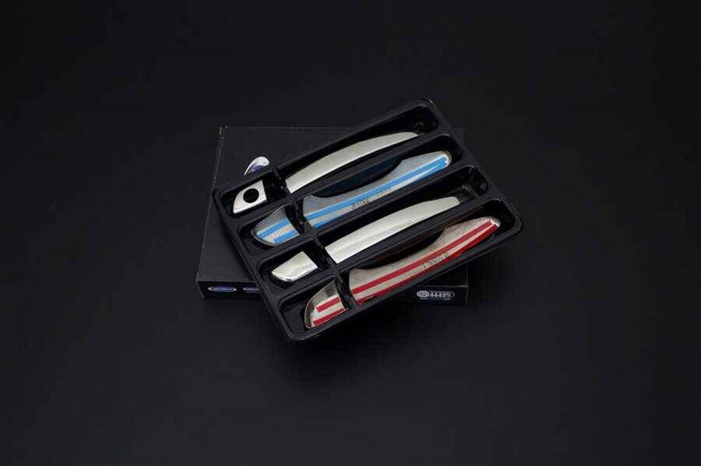 Citroen Berlingo 3 Krom Kapı Kolu 4 Kapı 8 Parça 2019 ve Sonrası