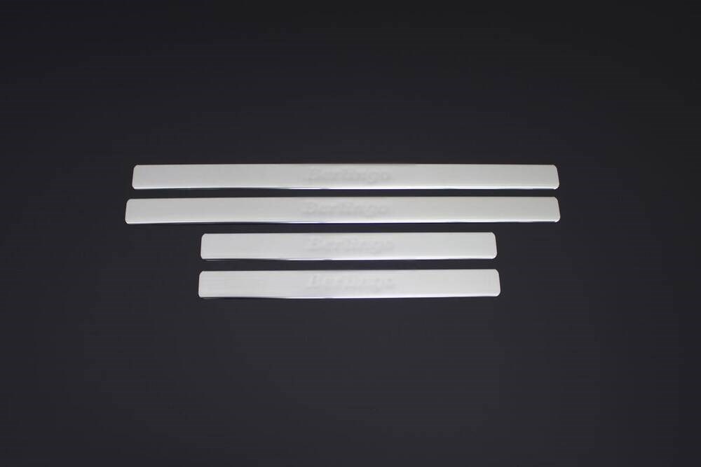 Citroen Berlingo Krom Kapı Eşiği 4 Parça 2008-2018 Arası