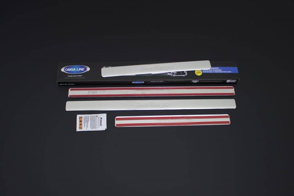 Citroen Berlingo Krom Kapı Eşiği 4 Parça 2008-2018 Arası