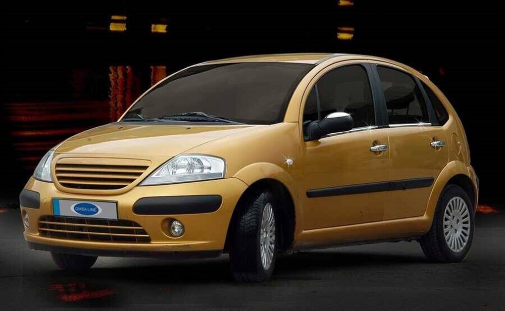Citroen C3 Krom Ayna Kapağı 2 Parça 2002-2009 Arası