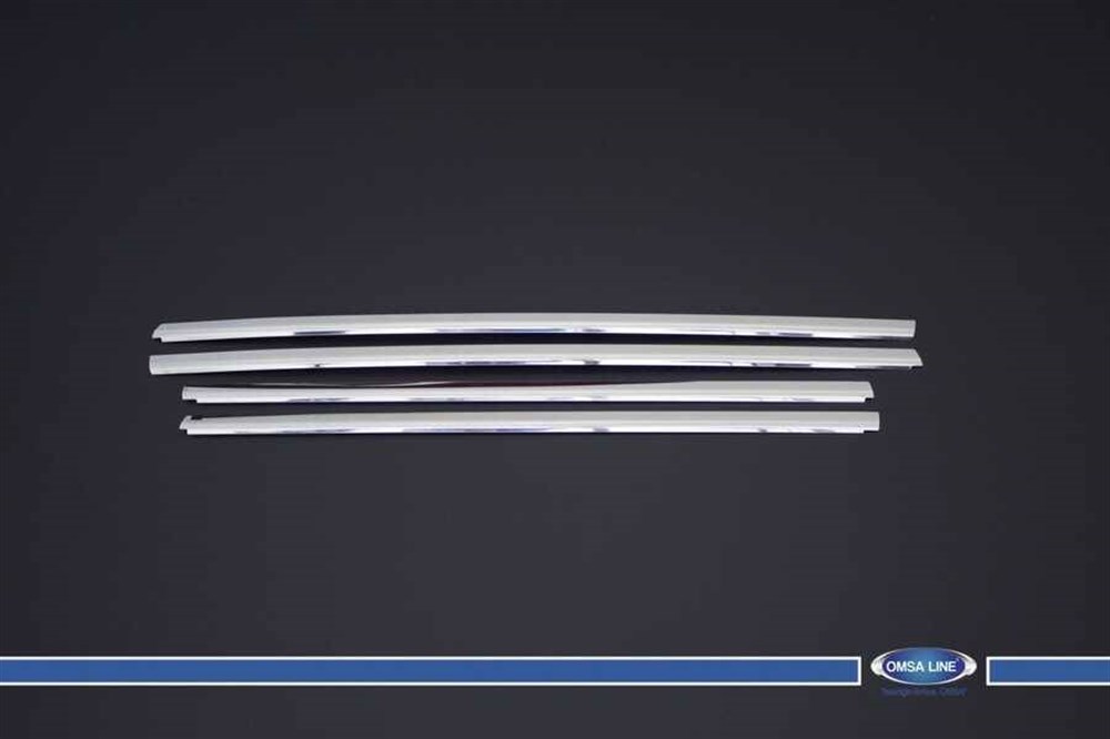 Citroen C3 Krom Cam Çıtası 4 Parça  2002-2009 Arası