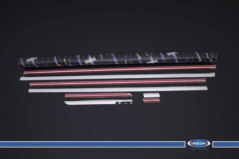 Citroen C4 Krom Cam Çıtası 8 Parça 2004-2010 Arası