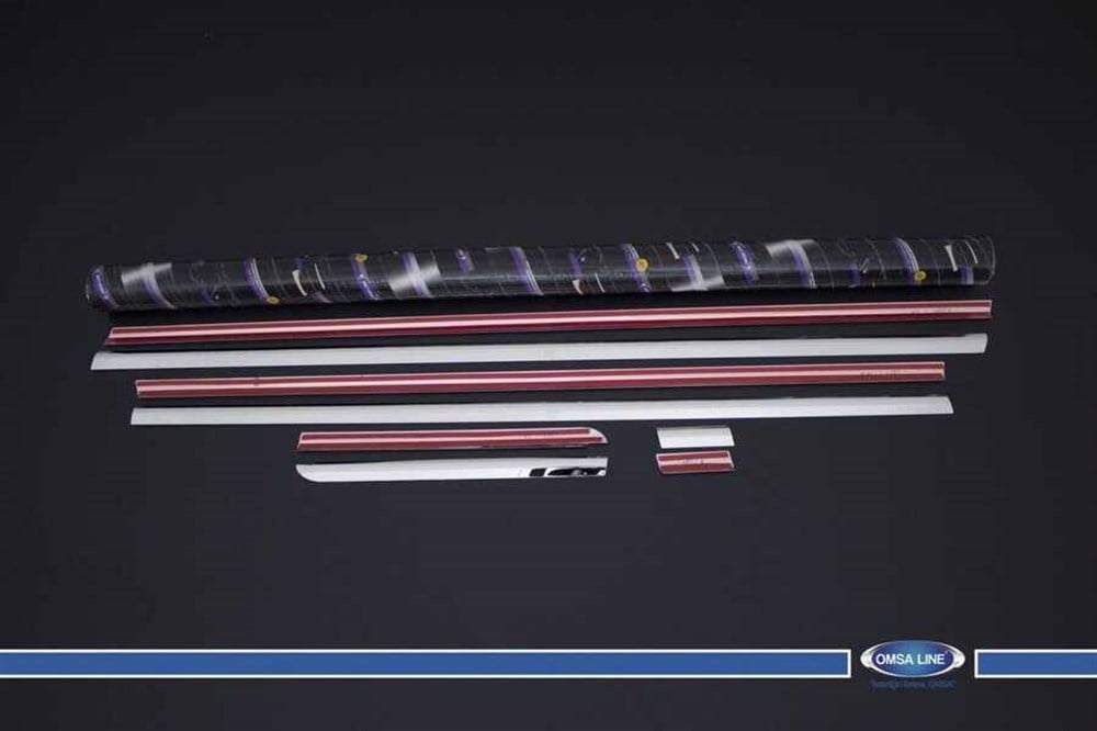 Citroen C4 Sedan Krom Cam Çıtası 8 Parça 2004-2010 Arası