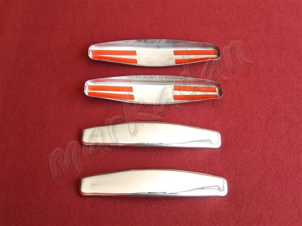 DB Chrome Dacia Duster Kapı Kolu Nikelajı 2010-2017 4 Kapı P.Çelik