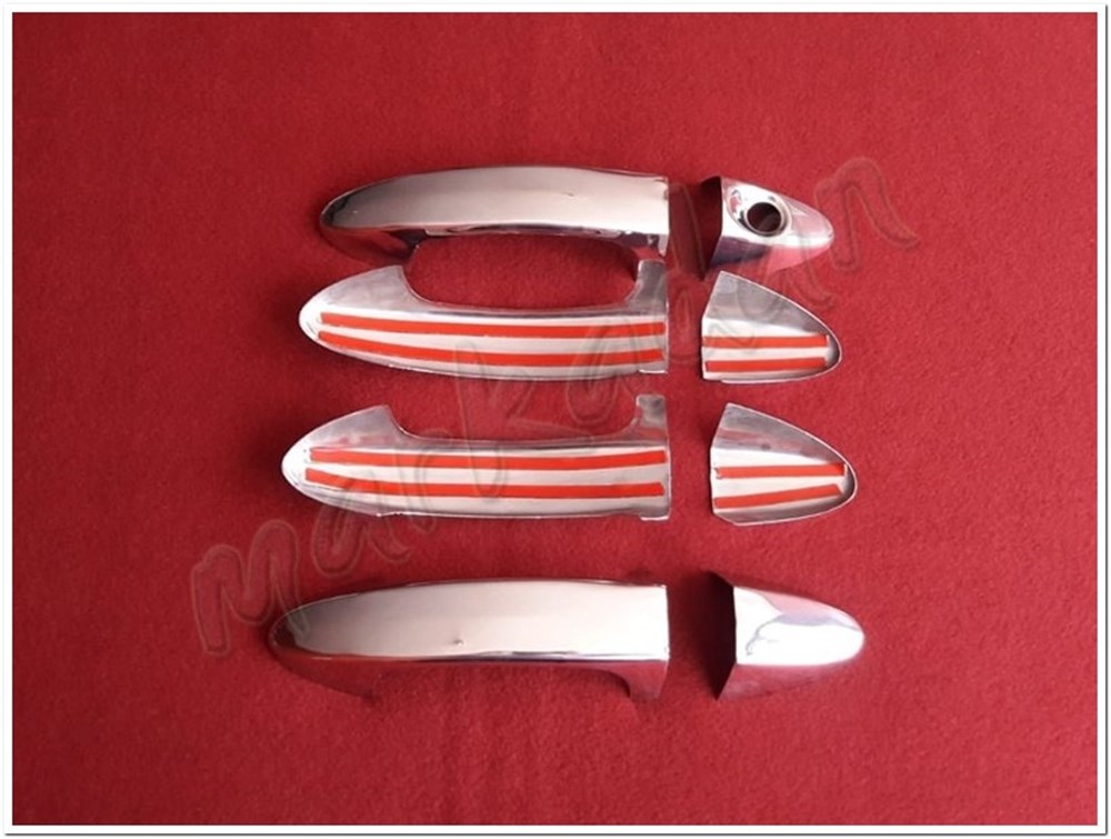 DB Chrome Ford B-Max Kapı Kolu Nikelajı 2012 Sonrası 4 Kapı P.Çelik
