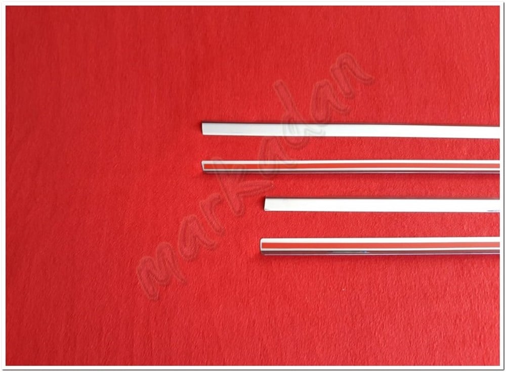 DB Chrome Ford Focus HB Cam Çıtası Nikelajı 2005-2011 4 Parça P.Çelik