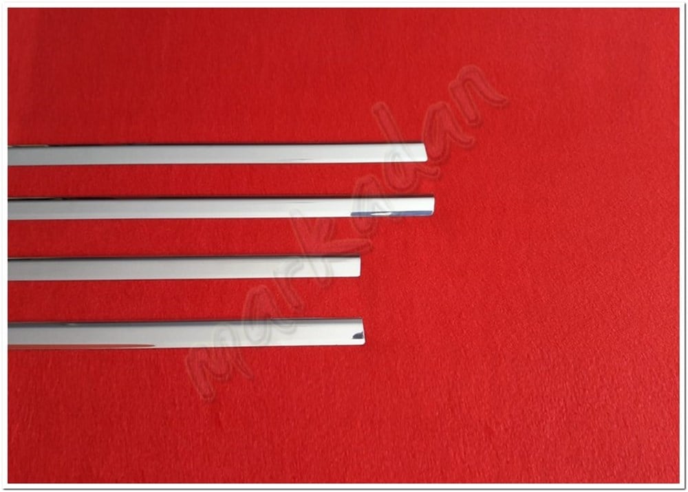 DB Chrome Ford Focus Sedan Cam Çıtası Nikelajı 2005-2011 4 Parça P.Çelik