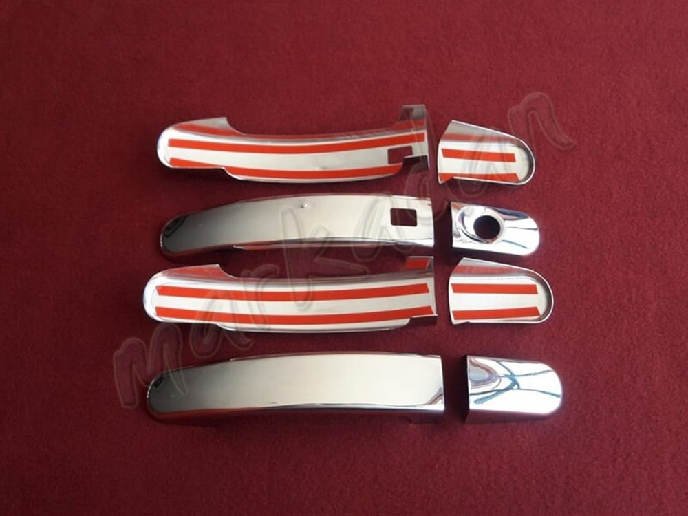 DB Chrome Ford Kuga Sensörlü Kapı Kolu Nikelajı 2008-2012 4 Kapı P.Çelik