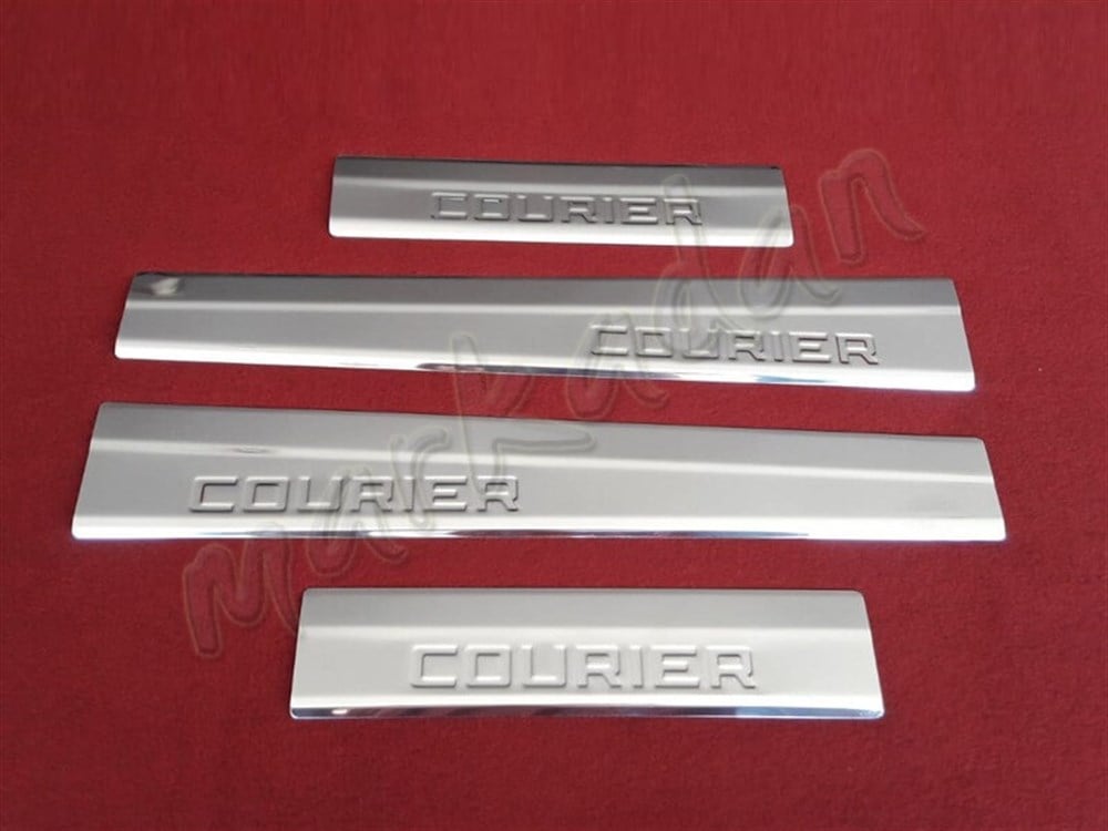 DB Chrome Ford Tourneo Courier Krom Kapı Eşiği 2014 Sonrası 4 Parça P.Çelik