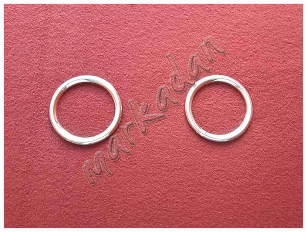 DB Chrome Ford Tourneo Courier Sis Farı Çerçeve Nikelajı 2014-2017 2 Parça P.Çelik