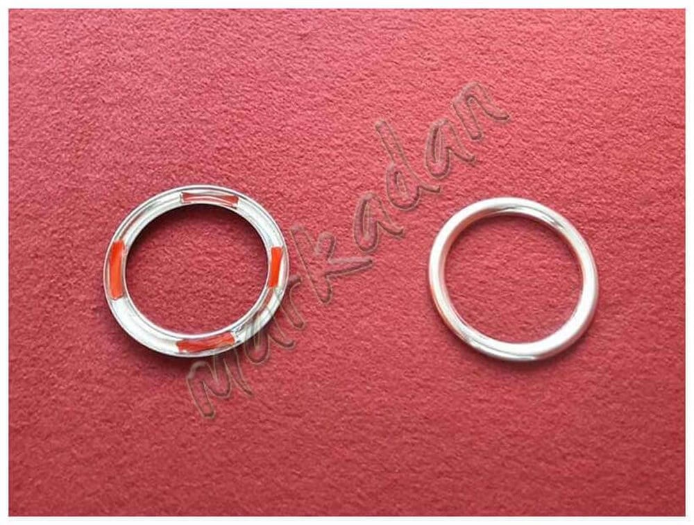 DB Chrome Ford Tourneo Courier Sis Farı Çerçeve Nikelajı 2014-2017 2 Parça P.Çelik