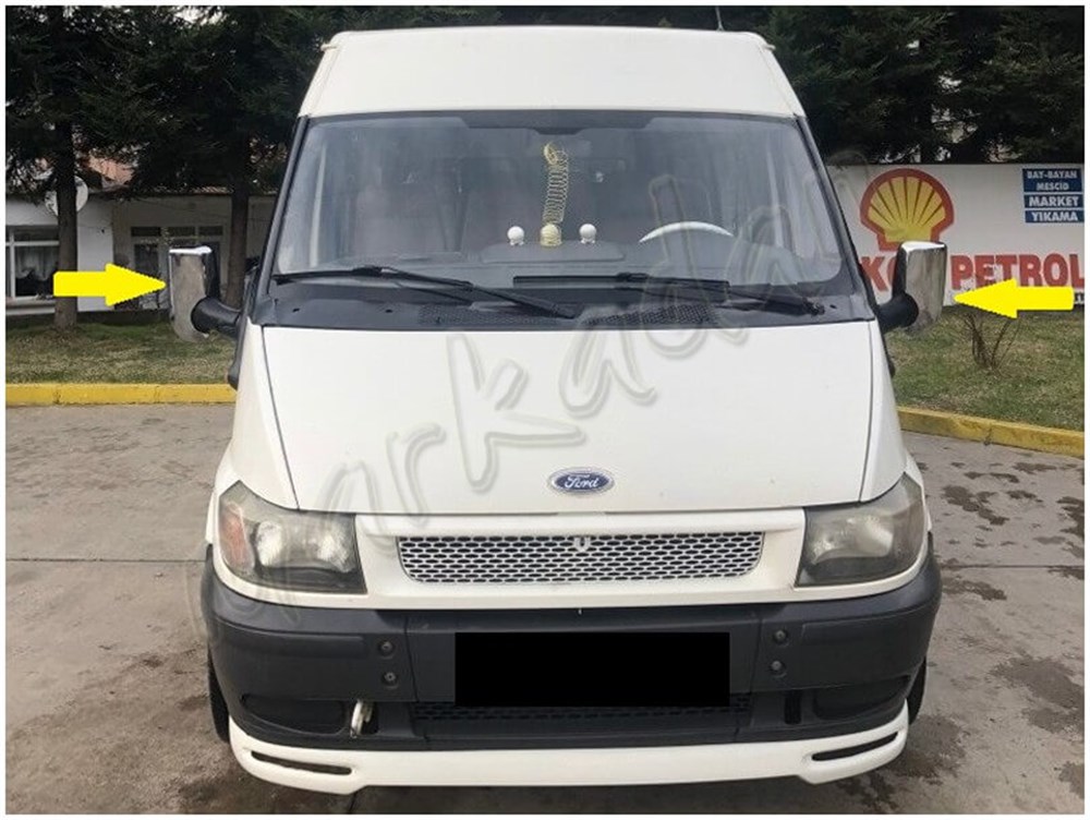 DB Chrome Ford Transit Ayna Kapağı 2003-2013 2 Parça Abs Krom