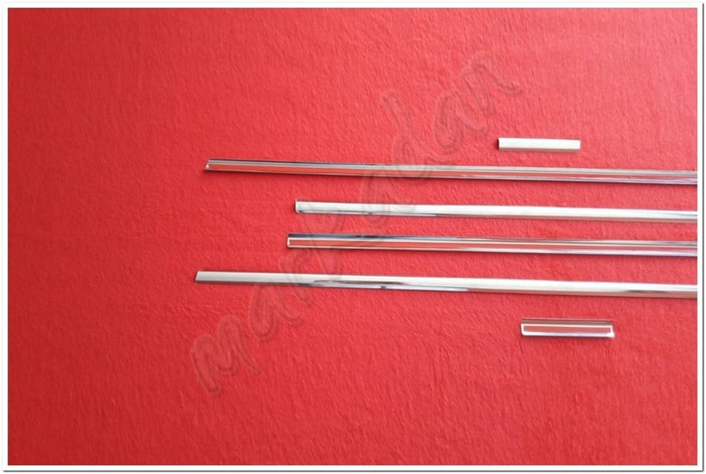 DB Chrome Hyundai i20 Cam Çıtası Nikelajı 2008-2014 6 Parça P.Çelik