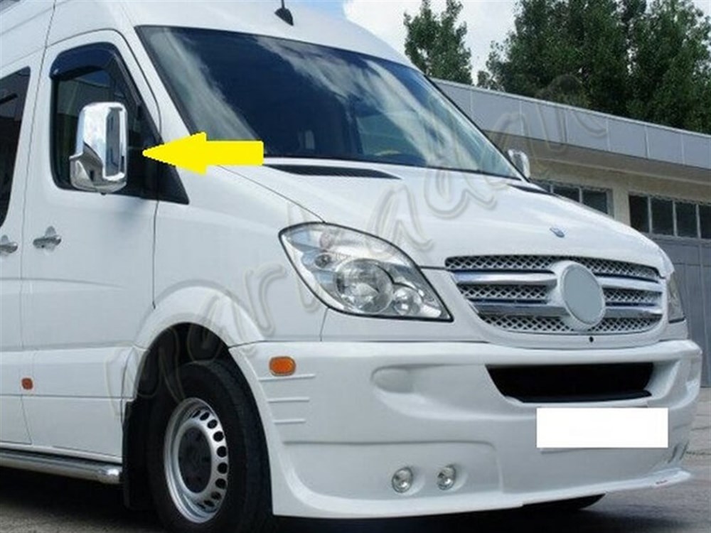 DB Chrome Mercedes Sprinter Ayna Kapağı 2006-2018 2 Parça Abs Krom