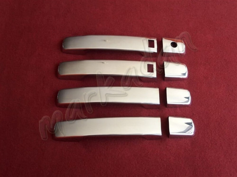 DB Chrome Nissan Qashqai Sensörlü Kapı Kolu Nikelajı 2007-2014 4 Kapı P.Çelik