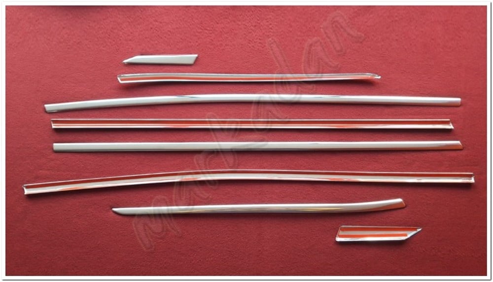 DB Chrome Peugeot 3008 Cam Çıtası Nikelajı 2016 Sonrası 8 Parça P.Çelik