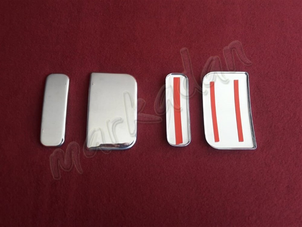 DB Chrome Peugeot Partner Kapı Kolu Nikelajı 1996-2008 4 Kapı P.Çelik