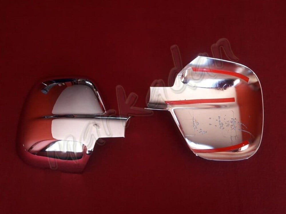 DB Chrome Peugeot Partner Tepee Ayna Kapağı 2012 Sonrası 2 Parça Abs Krom
